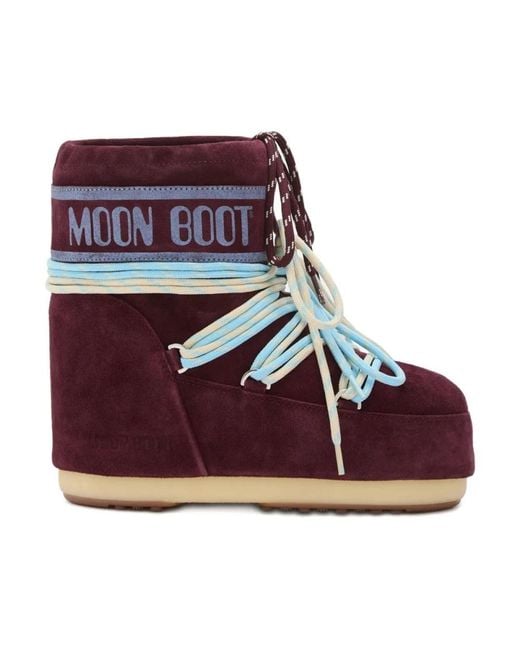 Moon Boot Winter Boots in het Red