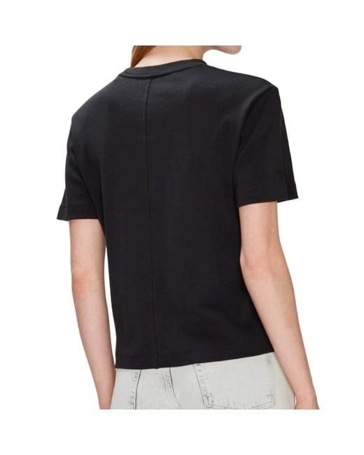 7 For All Mankind Black T-Shirts