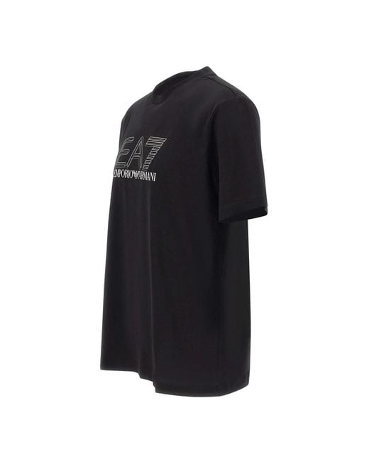 EA7 Black T-Shirts for men