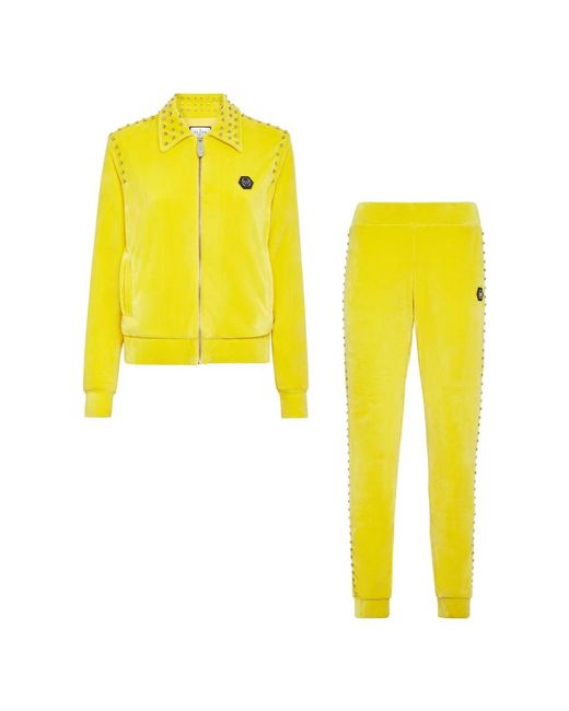 Philipp Plein Jumpsuits & Playsuits ,Geel ,Jumpsuits in het Yellow