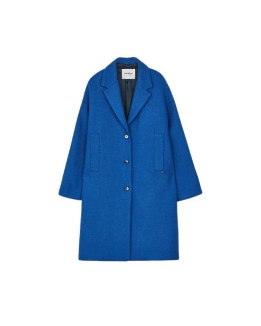 Ottod'Ame Blue Single-Breasted Coats