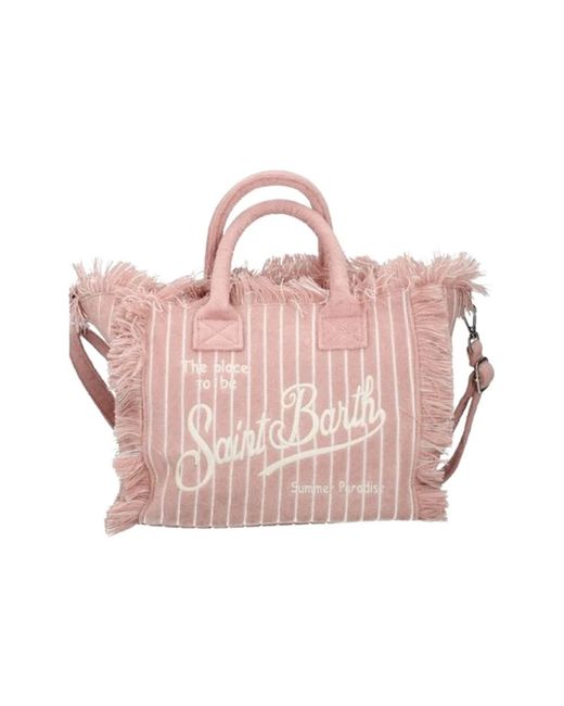 Mc2 Saint Barth Pink Shopping Bags