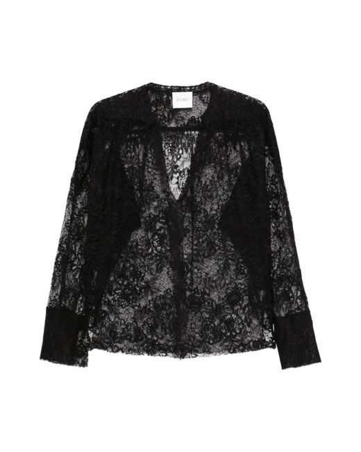 Nude Black Blouses