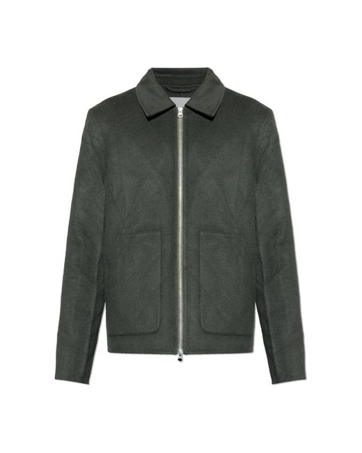 Samsøe & Samsøe Jassen ,Groen ,Wol Sapaulo Jacket in het Green voor heren