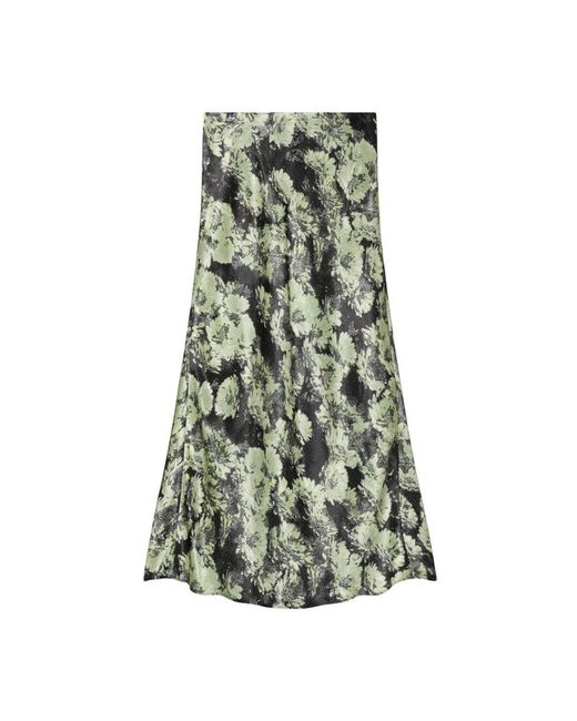 Tory Burch Green Maxirock Mit Print