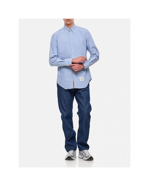 Thom Browne Blue Casual Shirts for men