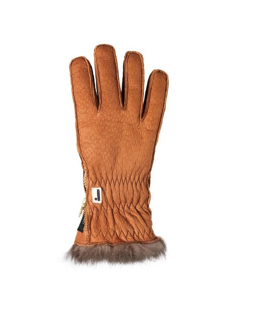 Restelli Guanti Brown Gloves