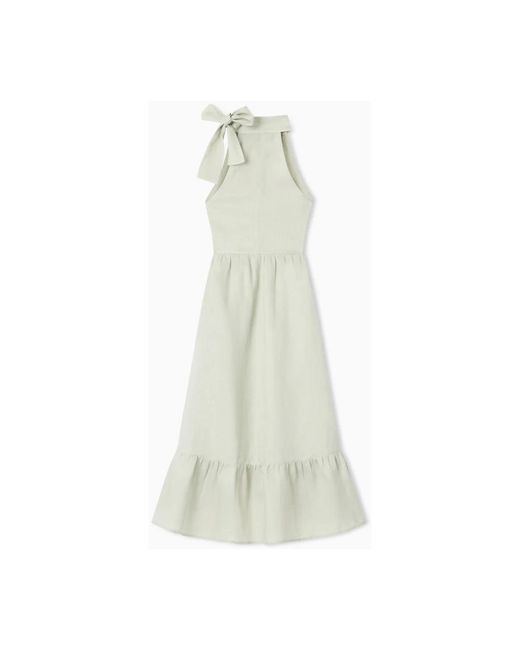 ARMANI EXCHANGE White Midi Dresses