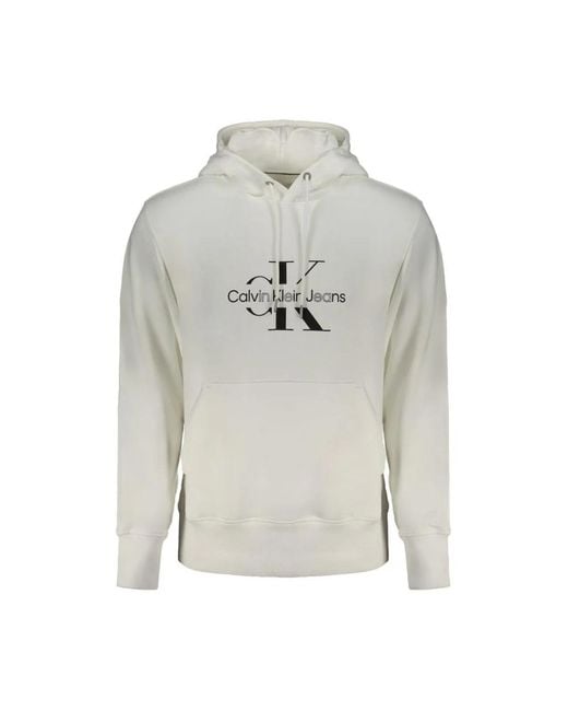 Calvin Klein Gray Hoodies for men