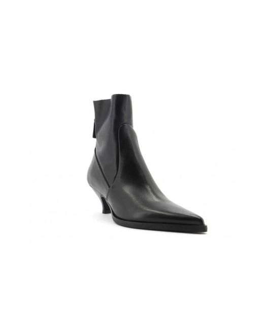 Elena Iachi Black Heeled Boots
