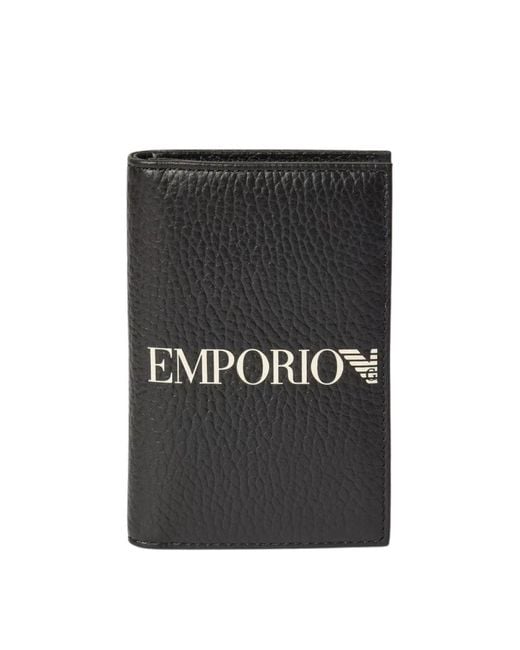 Emporio Armani Black Wallets & Cardholders for men