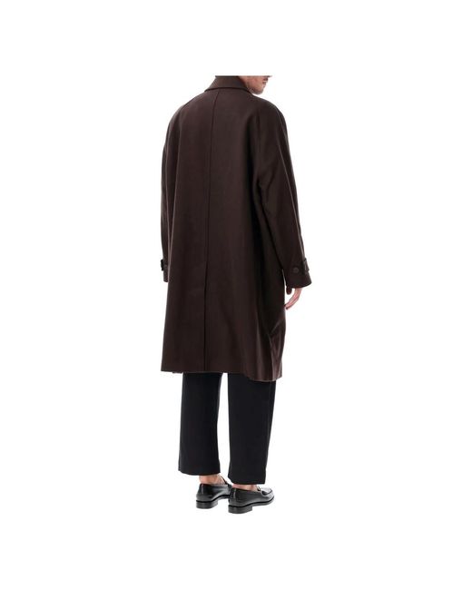 Studio Nicholson Black Single-Breasted Coats for men