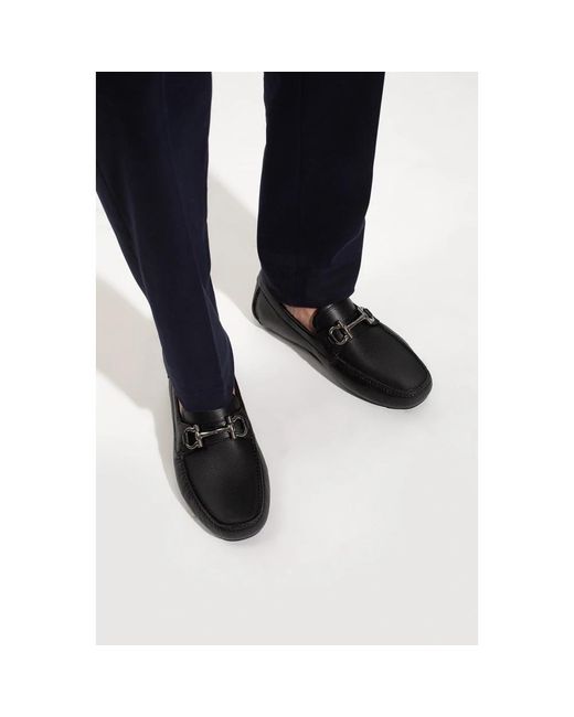 Ferragamo Black Loafers for men