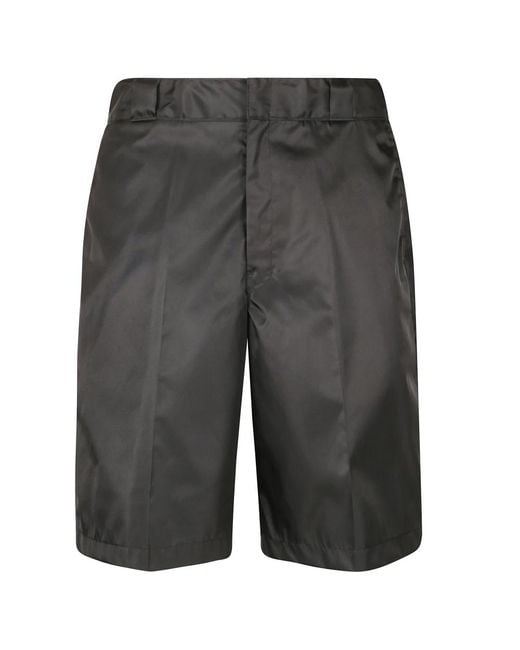 Prada Gray Casual Shorts for men