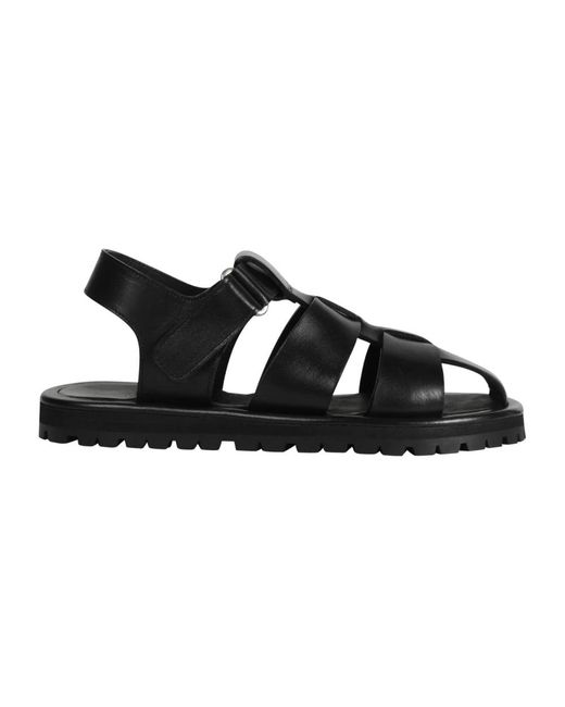 Flat Sandals Studio Nicholson en coloris Black