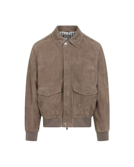 Brunello Cucinelli Bomber Jackets in het Brown voor heren