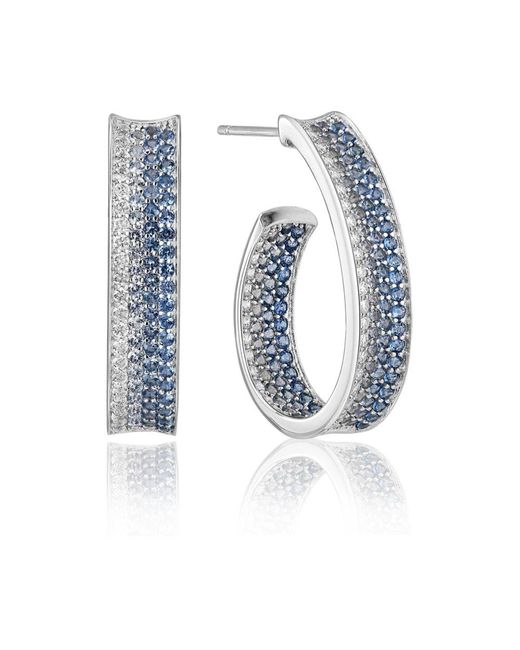 Orecchini concavo in pelliccia di Sif Jakobs Jewellery in Blue