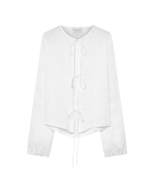 Forte_forte White Blouses