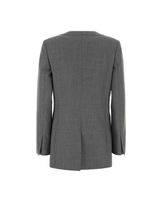 Moschino Gray Blazers