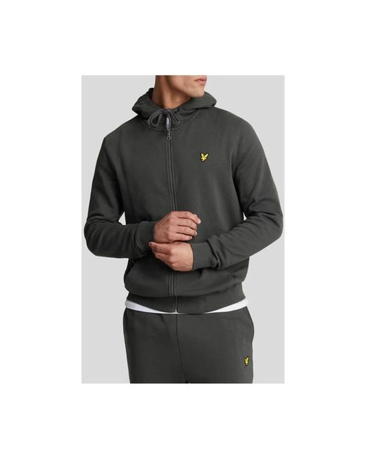 Lyle & Scott Zip-Throughs in het Gray voor heren