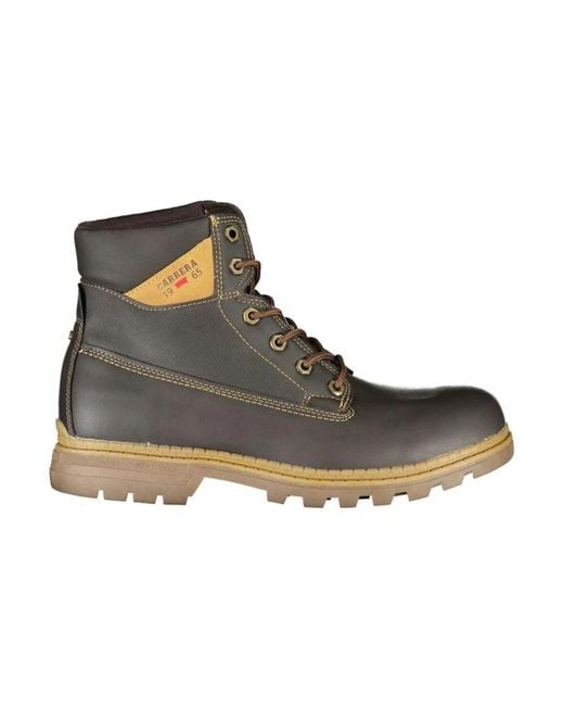 Carrera Brown Lace-Up Boots for men