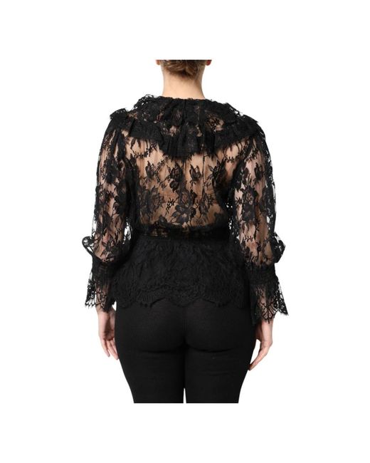 Blouses Dolce & Gabbana de color Black