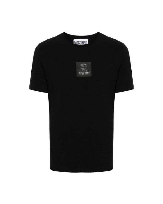 Moschino Schwarze t-shirts und polos in Black für Herren