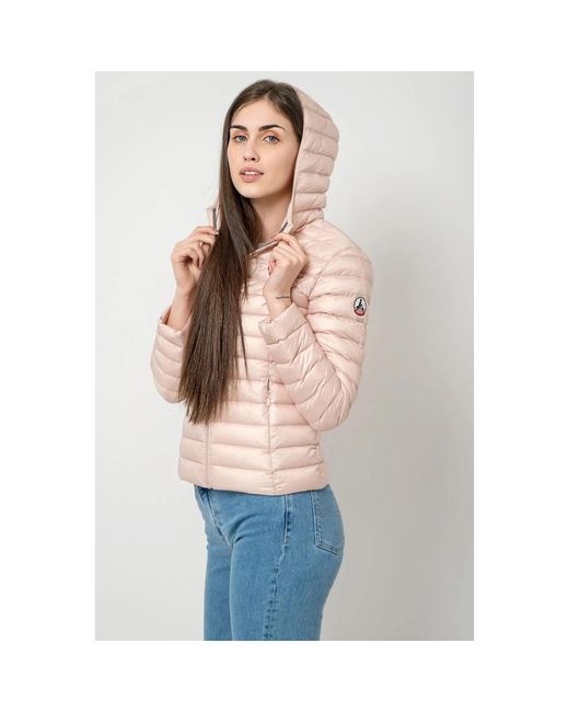 J.O.T.T Jassen ,Roze ,Cloe Lichtgewicht Donsjas in het Pink