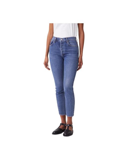 Agolde Blue Skinny Fit Jeans