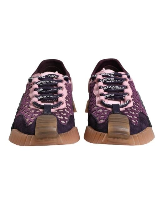 Dolce & Gabbana Purple Sneakers