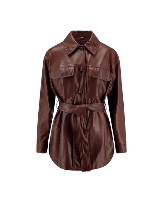 Light Jackets di Brunello Cucinelli in Brown