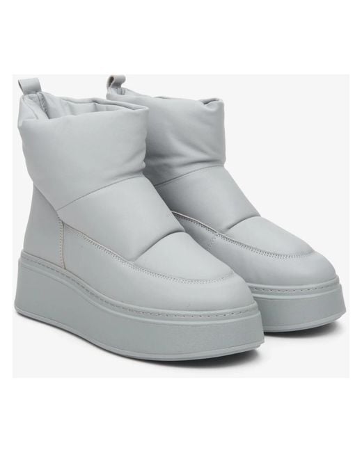 ESTRO Gray Winter Boots