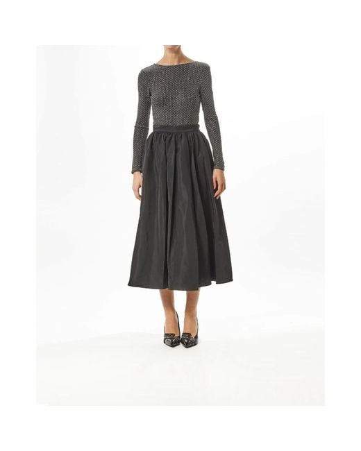 Karl Lagerfeld Black Midi Skirts