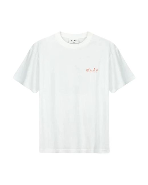 Stilosa notes t-shirt di Olaf Hussein in White da Uomo