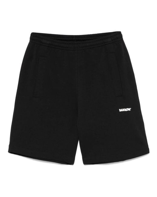 Casual Shorts di Barrow in Black da Uomo