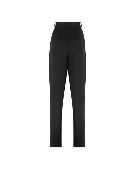 Magda Butrym Black Slim-Fit Trousers