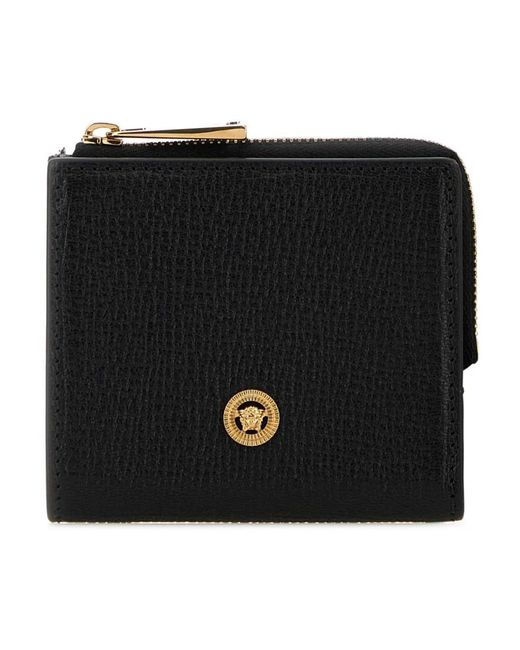 Versace Leren Portemonnee in het Black voor heren