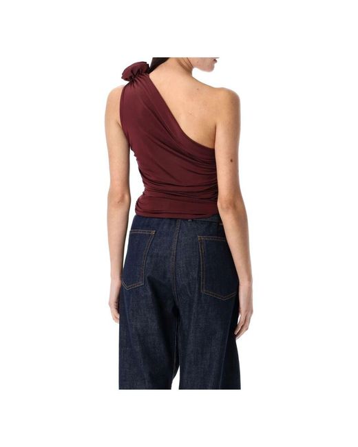 Sleeveless Tops Magda Butrym en coloris Red
