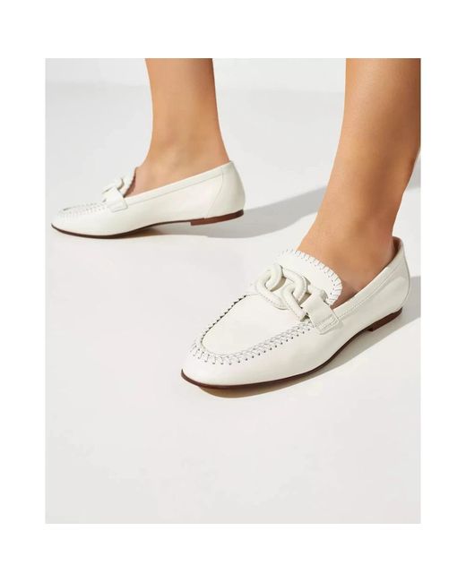 Tod's White Loafers
