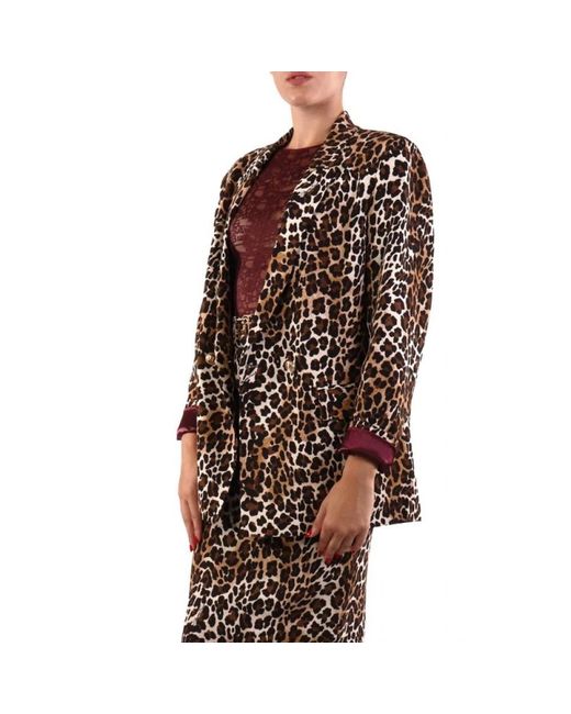 Elisabetta Franchi Brown Blazers