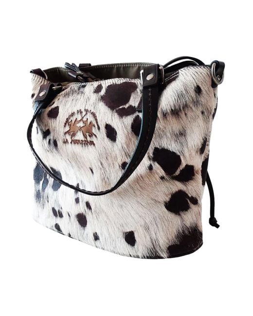 La Martina Black Shopping Bags