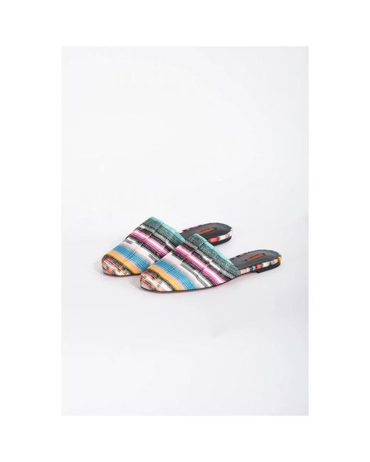 Missoni Blue Mules