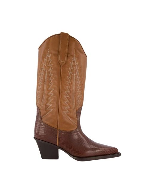 Paris Texas Brown Cowboy Boots