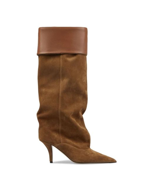 Heeled Boots Paris Texas de color Brown