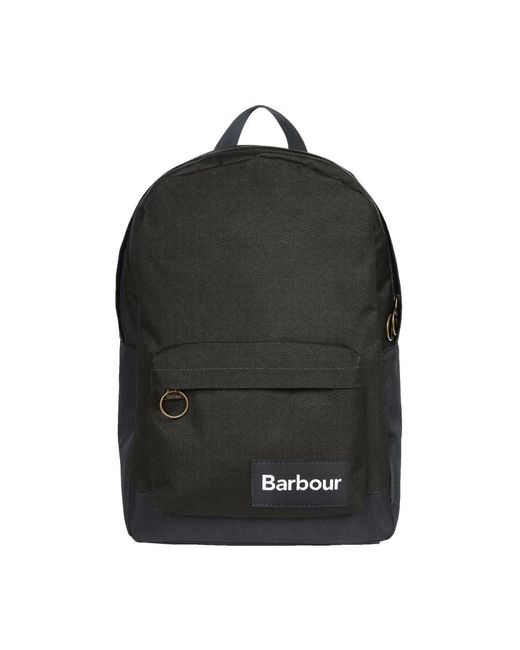 Barbour Black Backpacks
