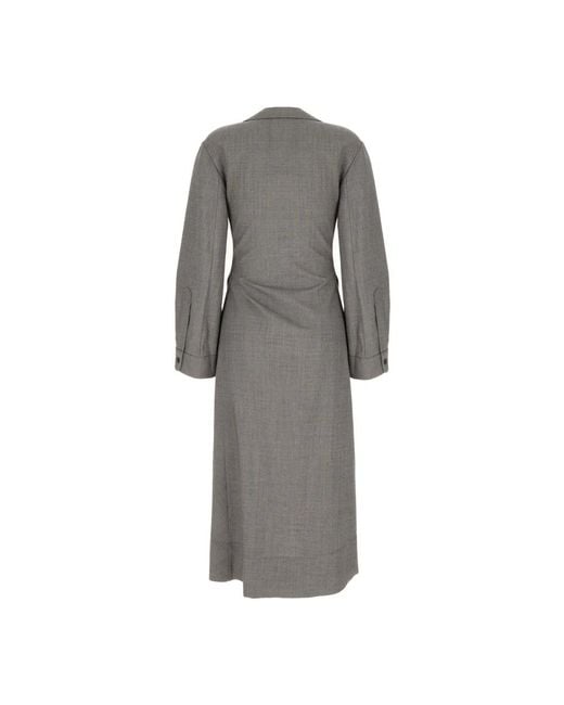 Tory Burch Gray Wrap Dresses