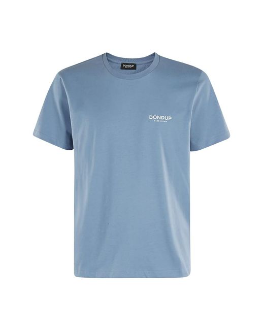 Dondup Lässiges baumwoll t-shirt in Blue für Herren