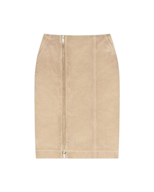 Short Skirts Halfboy de color Natural