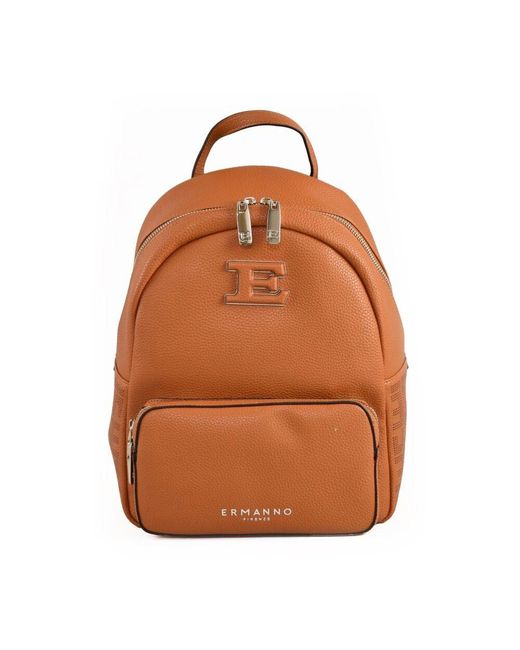 Ermanno Scervino Brown Rucksack