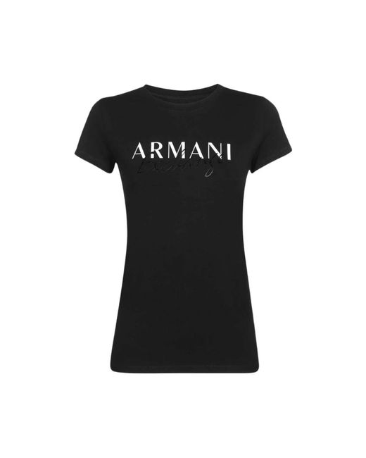 T-shirts Armani Exchange de color Black